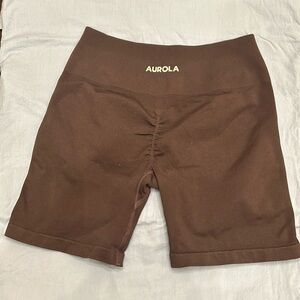 Women's Black Aurola Athletic Shorts